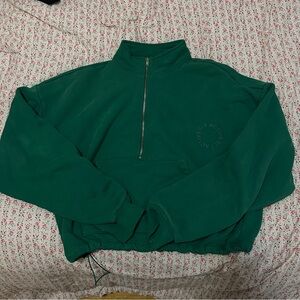 SET Active Palm Green Half-Zip Pullover